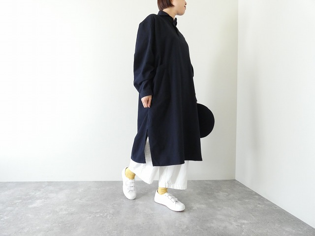 LOLO(ロロ) 定番プルオーバー型ビックシャツワンピースの商品画像9