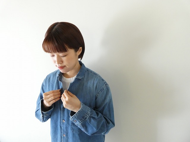 OMNIGOD(オムニゴット) スプレッドカラーマニッシュシャツの商品画像3