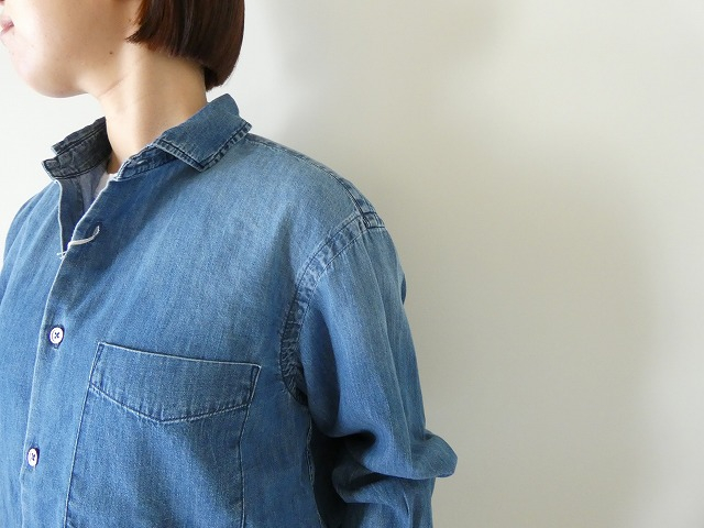 OMNIGOD(オムニゴット) スプレッドカラーマニッシュシャツの商品画像4