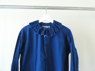 R&D.M(オールドマンズテーラー) INDIGO BLUE RUFFLED COLLAR BLOUSEの商品画像21