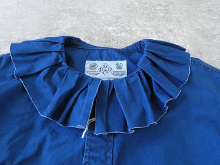 R&D.M(オールドマンズテーラー) INDIGO BLUE RUFFLED COLLAR BLOUSEの商品画像23