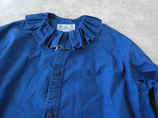 R&D.M(オールドマンズテーラー) INDIGO BLUE RUFFLED COLLAR BLOUSEの商品画像25