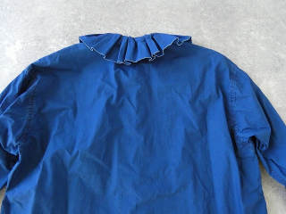 R&D.M(オールドマンズテーラー) INDIGO BLUE RUFFLED COLLAR BLOUSEの商品画像29