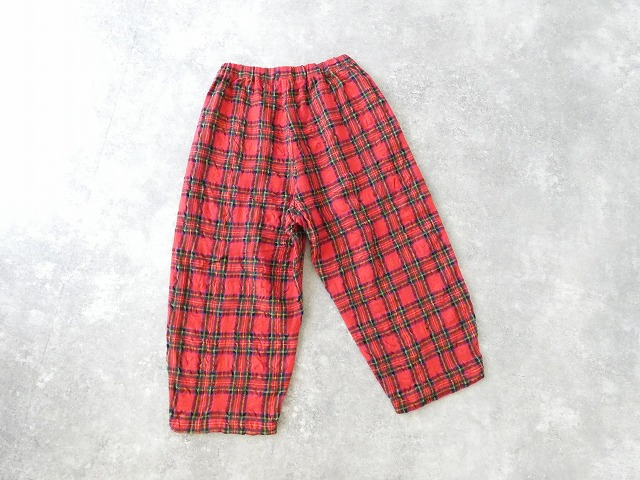 prit(プリット) ウールコットンチェックワンタックバギーパンツの商品画像11