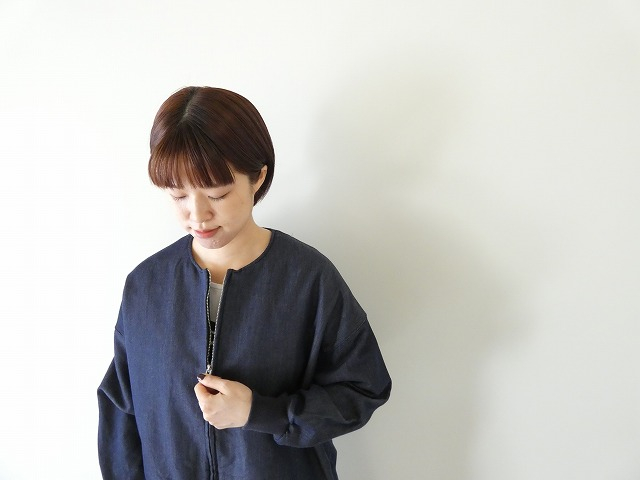 prit(プリット) ニットデニム ZIPブルゾンの商品画像5
