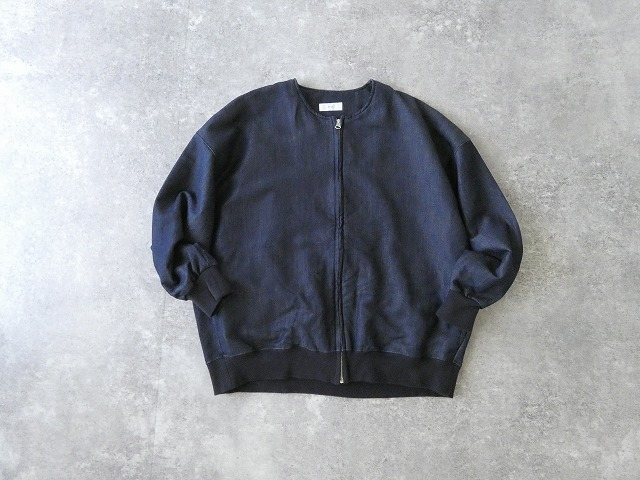 prit(プリット) ニットデニム ZIPブルゾンの商品画像8