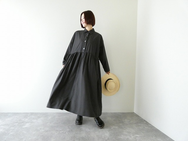 Sarahwear(サラウェア) Rachel コットンウールポプリン切替ギャザーワンピースの商品画像1