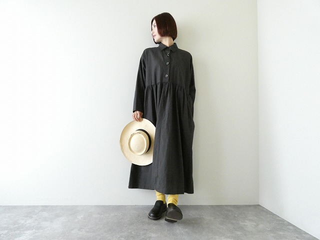 Sarahwear(サラウェア) Rachel コットンウールポプリン切替ギャザーワンピースの商品画像2
