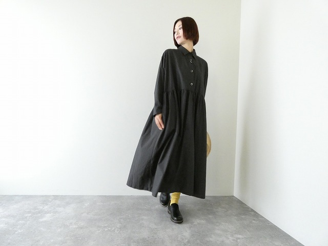 Sarahwear(サラウェア) Rachel コットンウールポプリン切替ギャザーワンピースの商品画像7