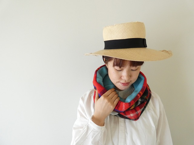 TWEEDMILL(ツイードミル) 別注カラー チェック×フリースのスヌードの商品画像1