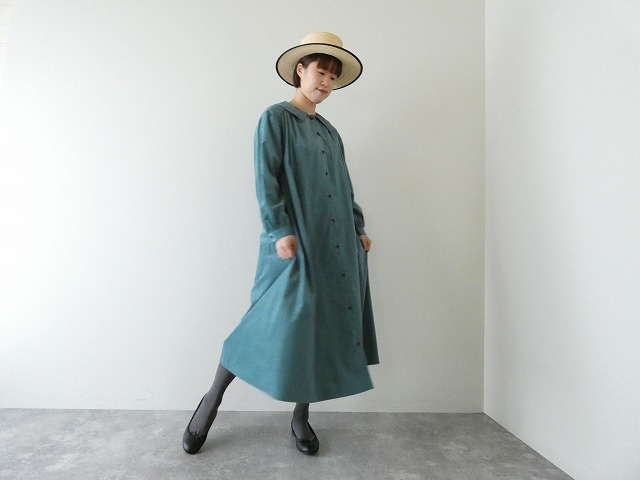bulle de savon(ビュルデサボン) 21Wシャツコール衿ギャザーワンピースの商品画像9