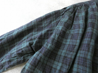 ichiAntiquite's(イチアンティークス) ブラックウォッチギャザーシャツの商品画像27