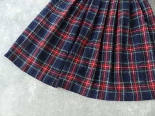 ina(イナ) ツイードチェックウエスト紐付きタックスカートの商品画像30