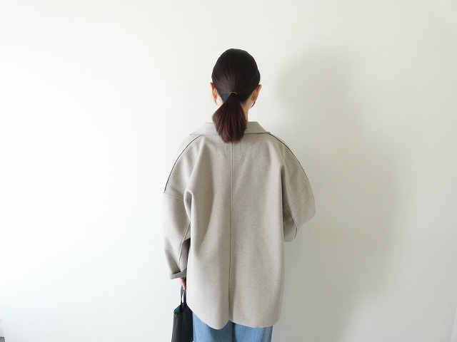 sosotto(ソソット) ウールライクワイドテーラーハーフコートの商品画像4