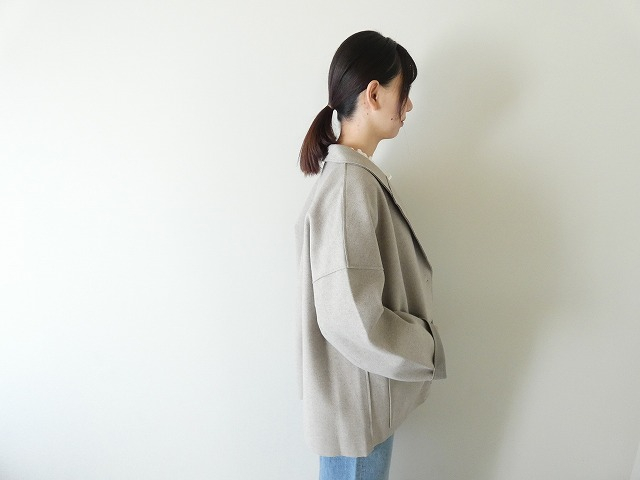sosotto(ソソット) ウールライクワイドテーラーハーフコートの商品画像5