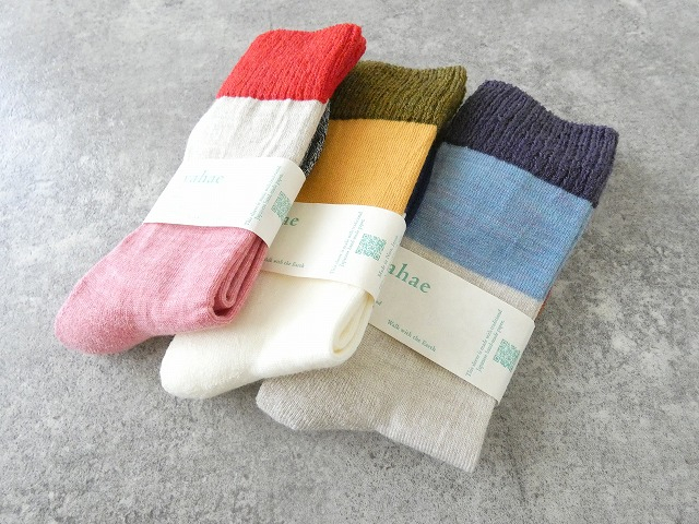 yahae(ヤハエ) Wool Pile Sole Socksの商品画像2