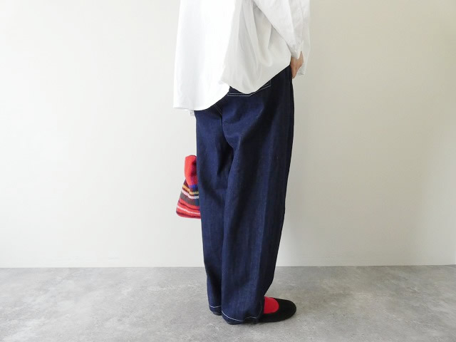 NARU 12ozムラデニムラウンドパンツの商品画像6