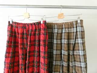 NATURAL LAUNDRY(ナチュラルランドリー) コットンウールチェックコクーンパンツの商品画像16
