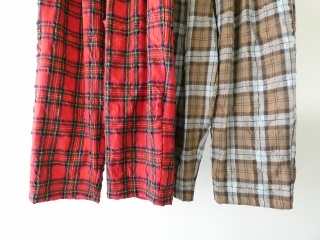 NATURAL LAUNDRY(ナチュラルランドリー) コットンウールチェックコクーンパンツの商品画像17