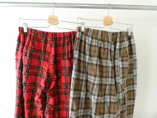 NATURAL LAUNDRY(ナチュラルランドリー) コットンウールチェックコクーンパンツの商品画像18