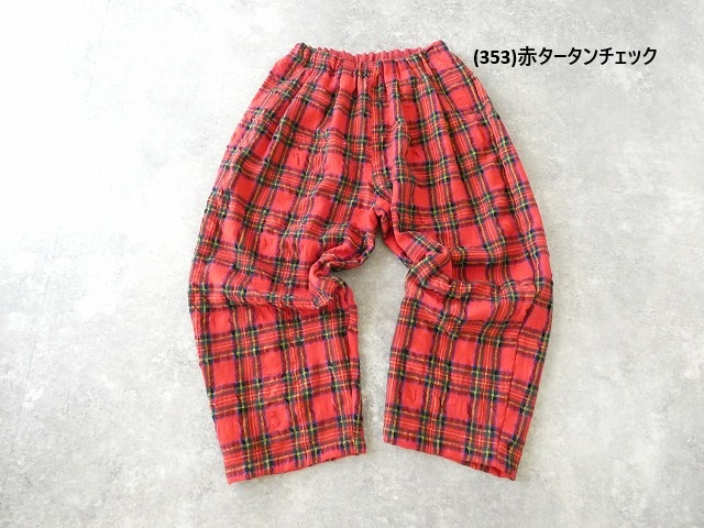 NATURAL LAUNDRY(ナチュラルランドリー) コットンウールチェックコクーンパンツの商品画像28