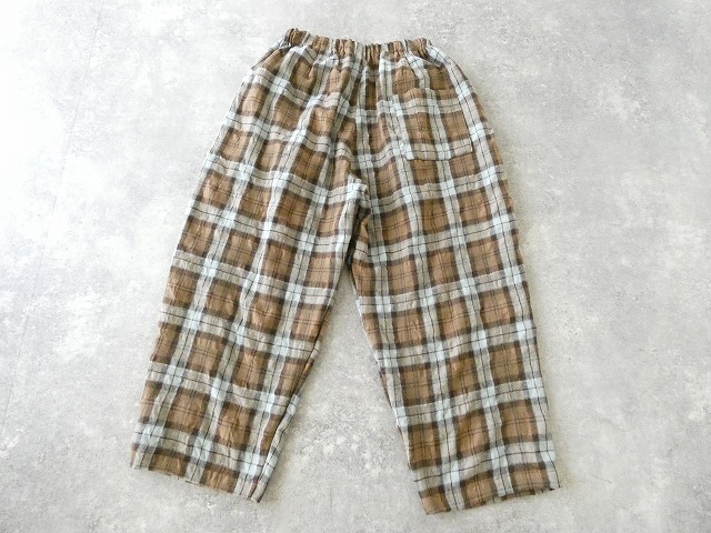 NATURAL LAUNDRY(ナチュラルランドリー) コットンウールチェックコクーンパンツの商品画像43
