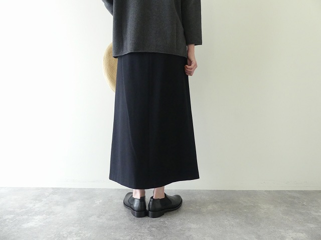 DONEEYU(ドニーユ) カシミヤタッチ両面起毛タイトスカートの商品画像7