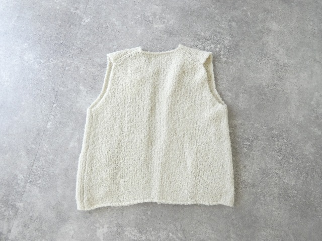 evam eva(エヴァムエヴァ) alpaca wool vestの商品画像10