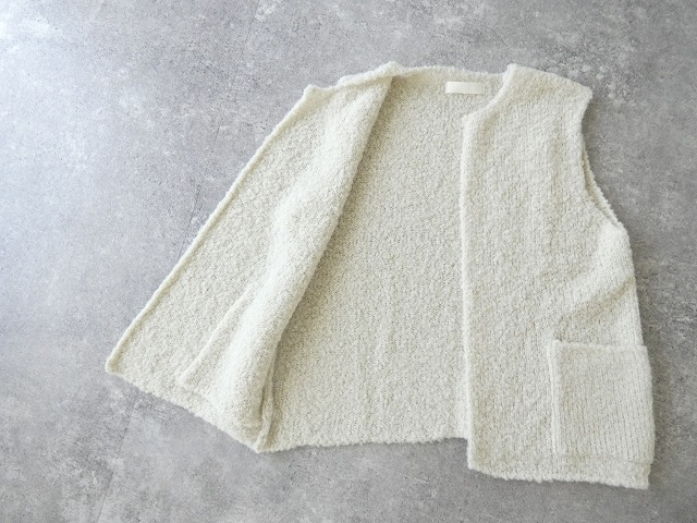 evam eva(エヴァムエヴァ) alpaca wool vestの商品画像11