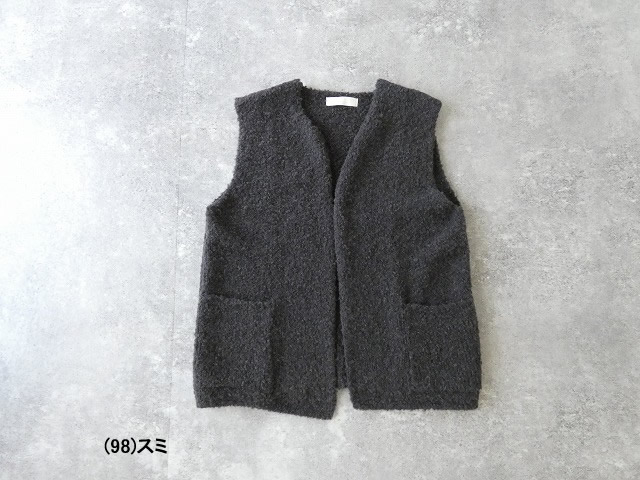 evam eva(エヴァムエヴァ) alpaca wool vestの商品画像12