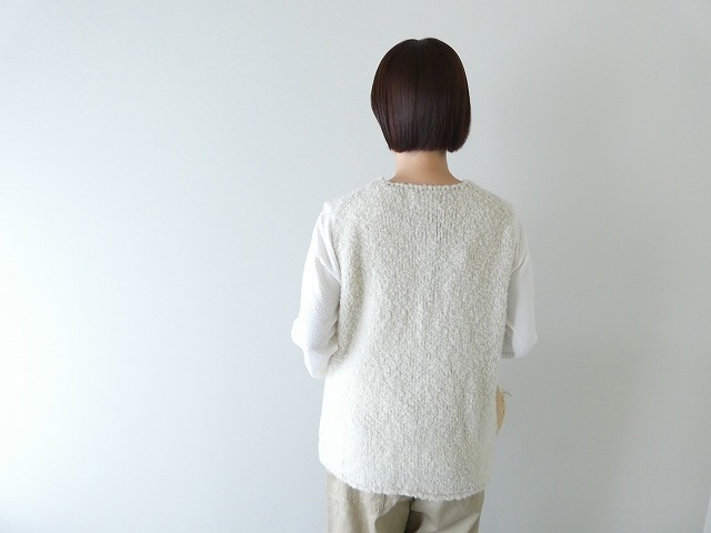 evam eva(エヴァムエヴァ) alpaca wool vestの商品画像2