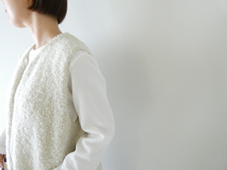 evam eva(エヴァムエヴァ) alpaca wool vestの商品画像22