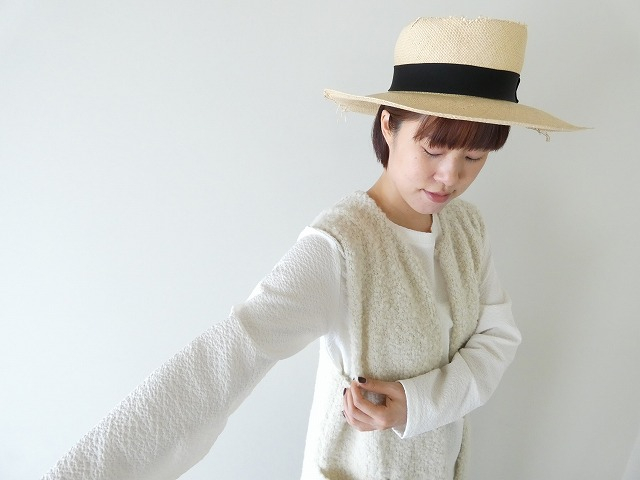 evam eva(エヴァムエヴァ) alpaca wool vestの商品画像6