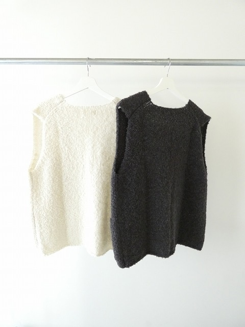 evam eva(エヴァムエヴァ) alpaca wool vestの商品画像8