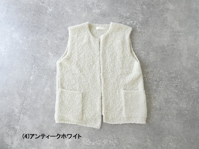 evam eva(エヴァムエヴァ) alpaca wool vestの商品画像9