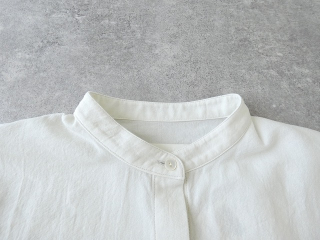 evam eva(エヴァムエヴァ) cotton wool band collar shirtの商品画像30
