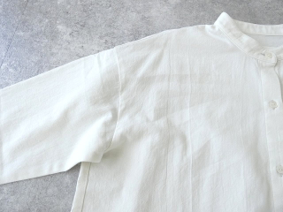 evam eva(エヴァムエヴァ) cotton wool band collar shirtの商品画像31
