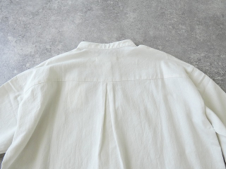evam eva(エヴァムエヴァ) cotton wool band collar shirtの商品画像35
