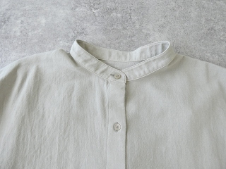 evam eva(エヴァムエヴァ) cotton wool band collar shirtの商品画像44