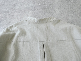 evam eva(エヴァムエヴァ) cotton wool band collar shirtの商品画像49