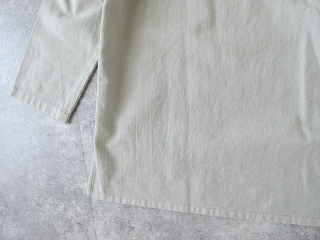 evam eva(エヴァムエヴァ) cotton wool band collar shirtの商品画像51