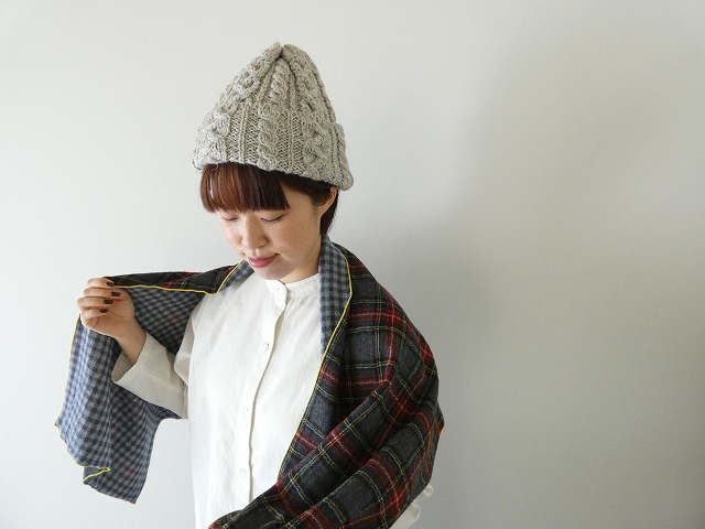 evam eva(エヴァムエヴァ) cotton wool band collar shirtの商品画像6
