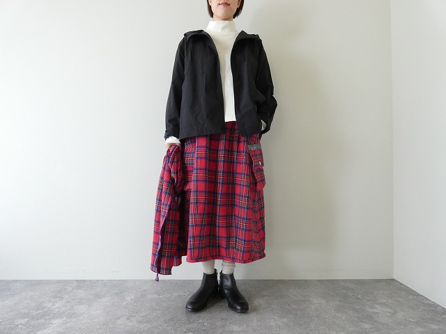 快晴堂(かいせいどう) Girl'sタータンチェック/リラクシンWorkアルピーノポケットスカートの商品画像1