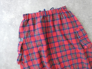 快晴堂(かいせいどう) Girl'sタータンチェック/リラクシンWorkアルピーノポケットスカートの商品画像37