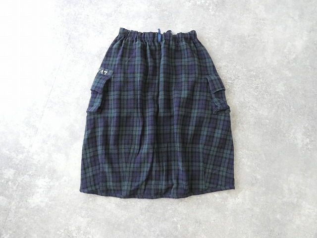 快晴堂(かいせいどう) Girl'sタータンチェック/リラクシンWorkアルピーノポケットスカートの商品画像43