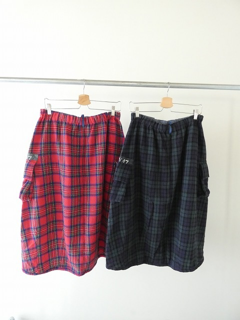 快晴堂(かいせいどう) Girl'sタータンチェック/リラクシンWorkアルピーノポケットスカートの商品画像8