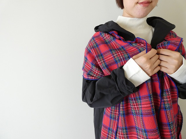 快晴堂(かいせいどう) Girl'sタータンチェックストールの商品画像2