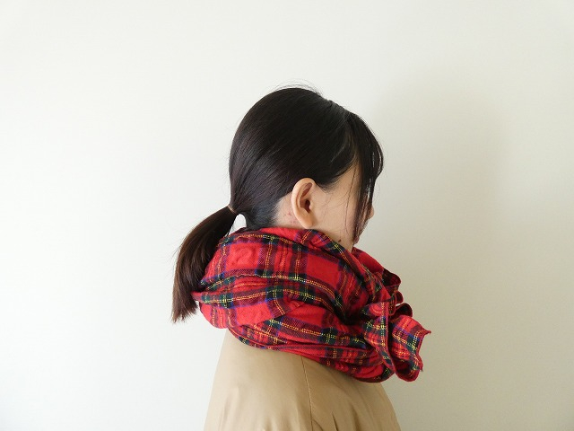 prit(プリット) ウールコットンチェックストールの商品画像5