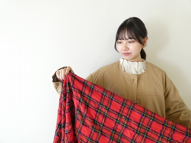 prit(プリット) ウールコットンチェックストールの商品画像6