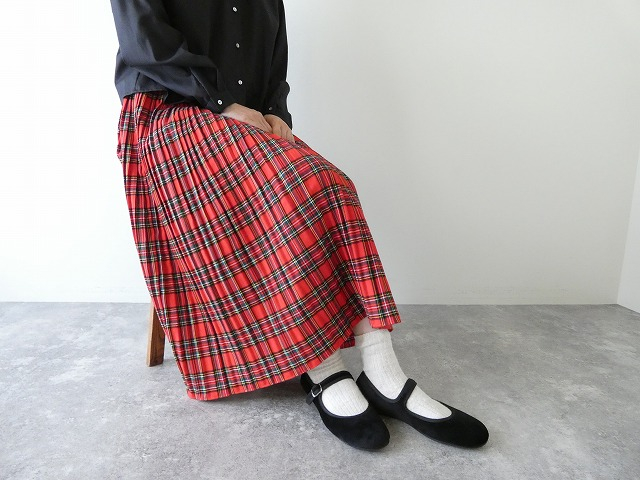 PK タータンチェックプリーツスカートの商品画像1